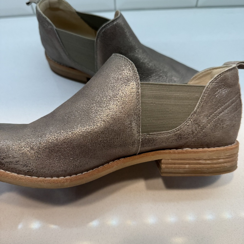 clarks artisan womens shoes 9, Edenvale Page Chelsea Ankle Bootie Pewter Leather